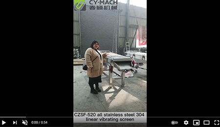 520 Model All Stainless Steel 304 Linear Screening Machine